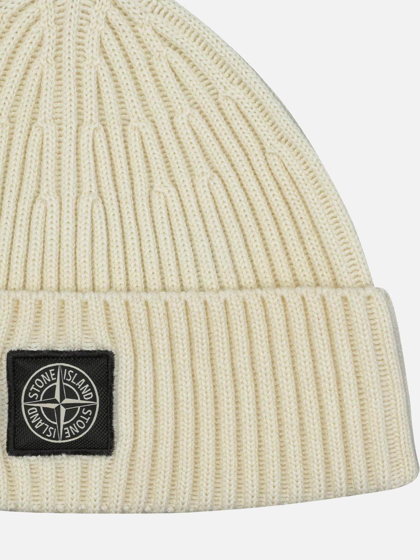 Beanies Logo  White - Stone Island Men | PDP | VIETTI Online Store | thumbnail_3