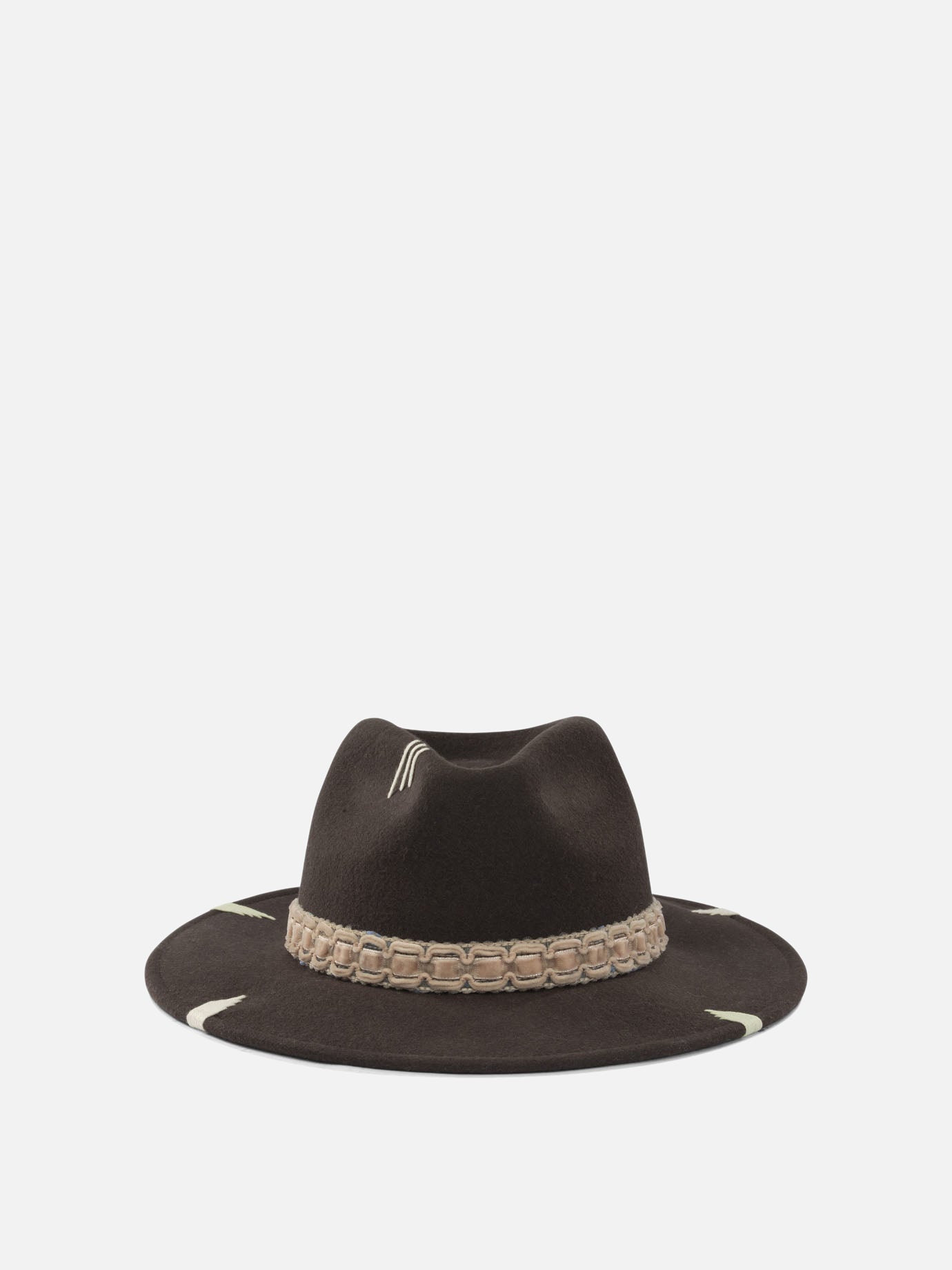 Cappelli classici 100% wool  Marrone - The Hat Gang Donna | PDP | VIETTI Online Store | Zoom-Modal

