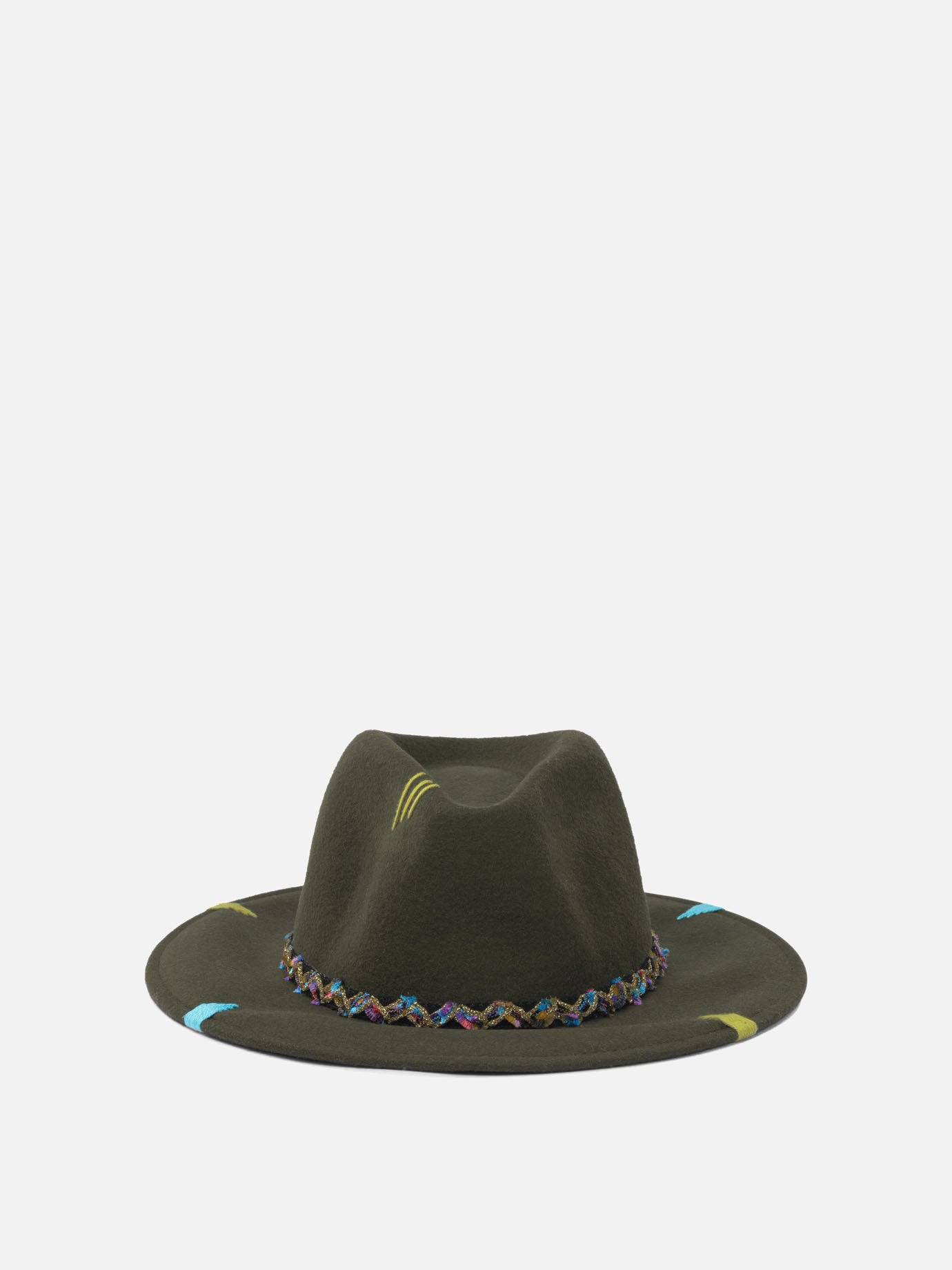 Cappelli classici 100% wool  Verde - The Hat Gang Donna | PDP | VIETTI Online Store | thumbnail