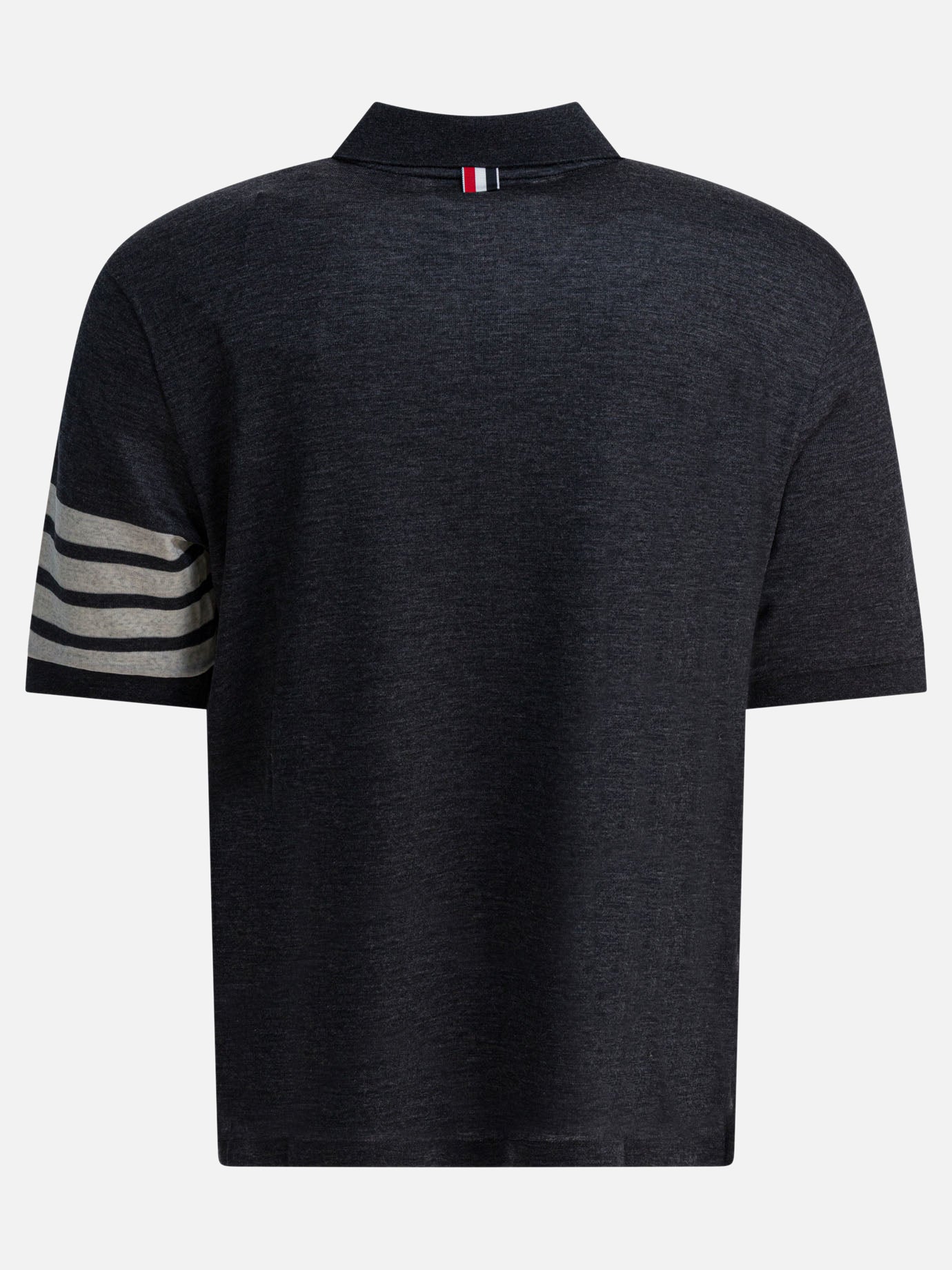 Polo shirts with buttons Logo  Grey - Thom Browne Men | PDP | VIETTI Online Store | thumbnail_2