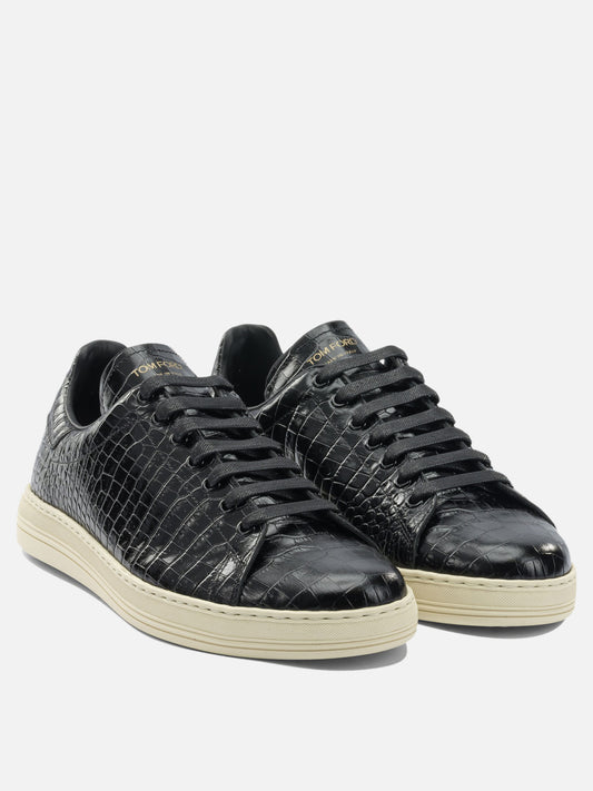 Sneaker basse 95% calf leather 5% brass - 100% rubber  Nero - Tom Ford Uomo | PLP | VIETTI Online Store | 2
