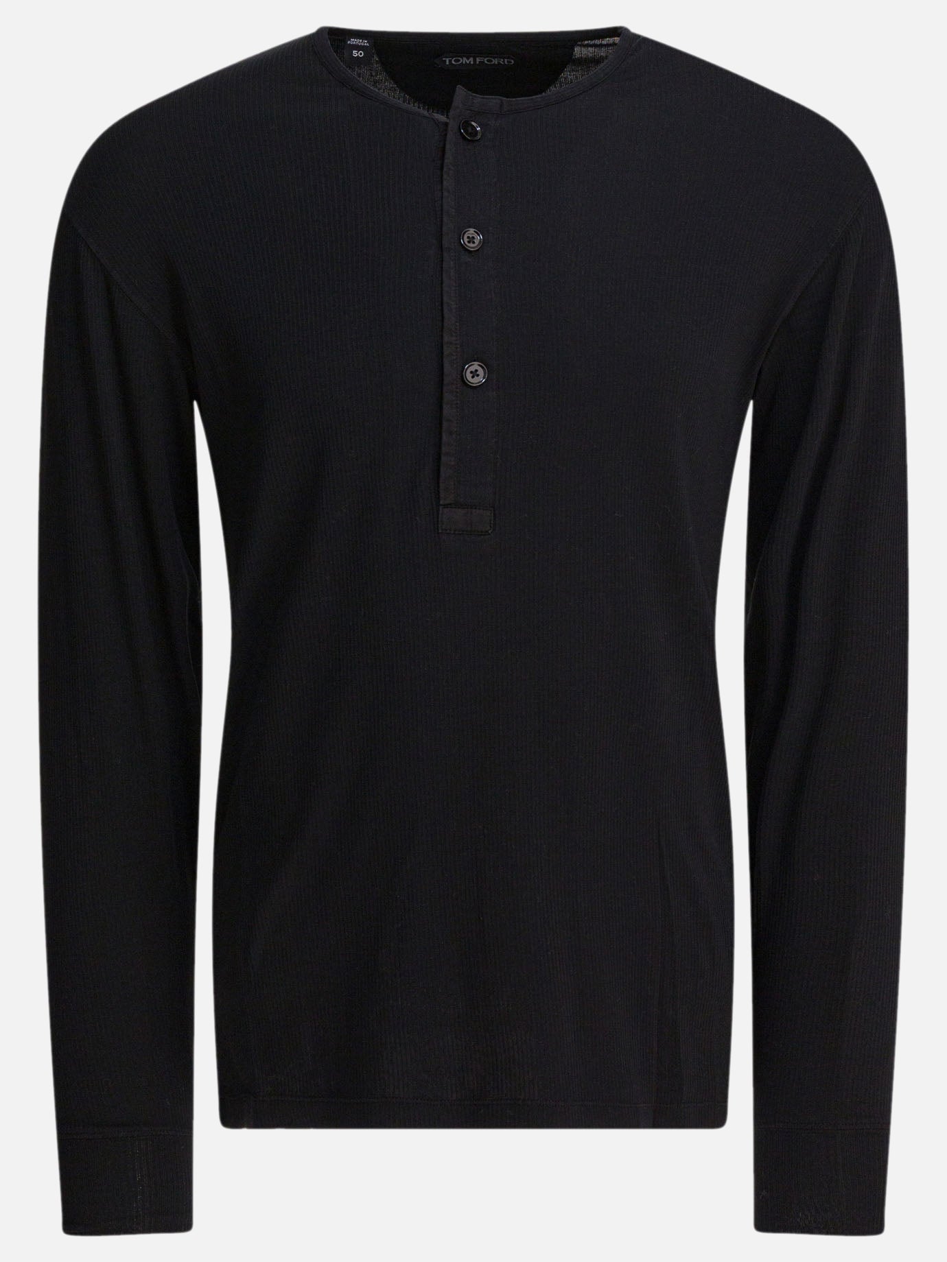 T-shirt girocollo Solid colour  Nero - Tom Ford Uomo | PDP | VIETTI Online Store | Zoom-Modal
