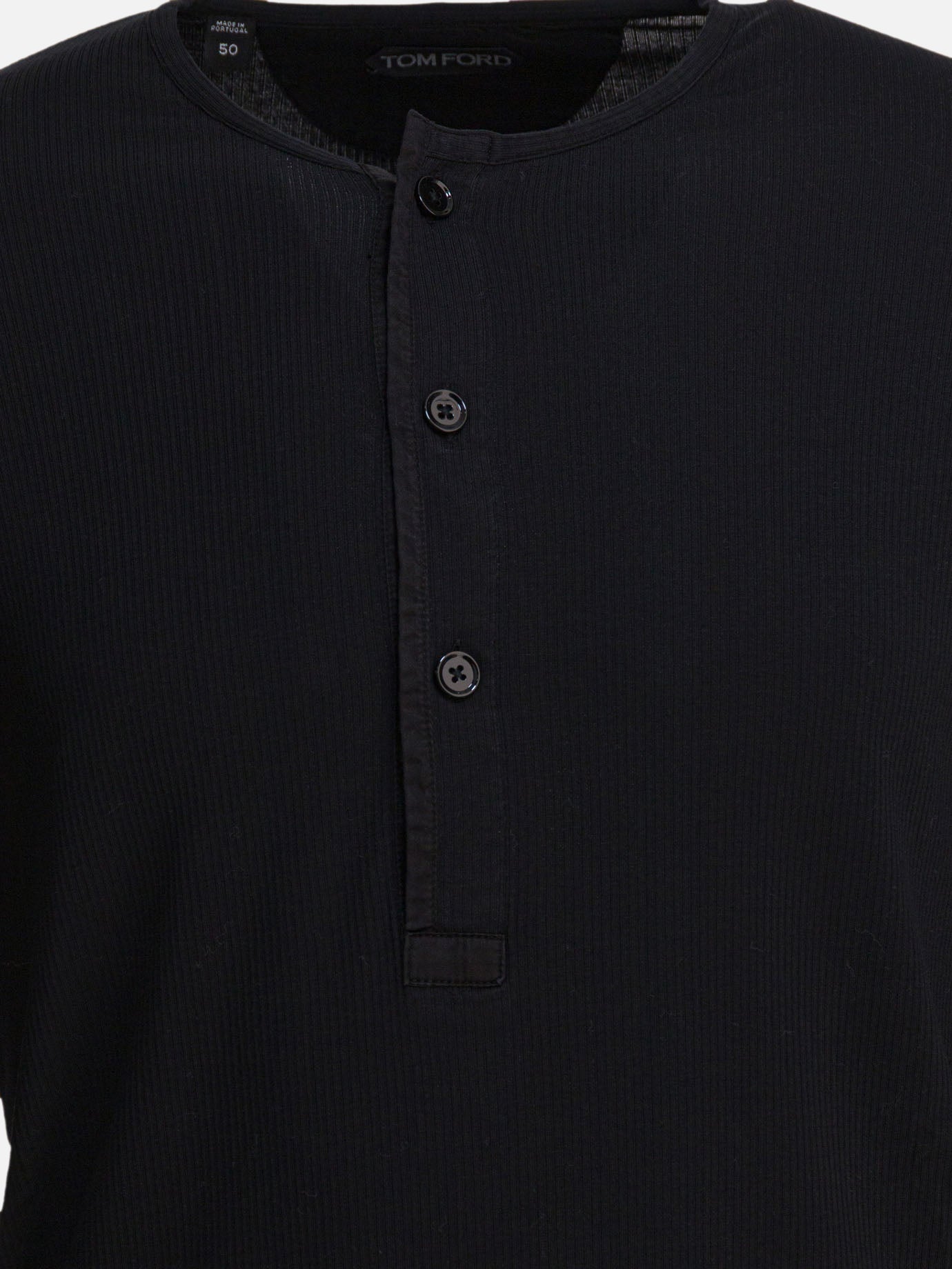 T-shirt girocollo Solid colour  Nero - Tom Ford Uomo | PDP | VIETTI Online Store | Zoom-Modal_3
