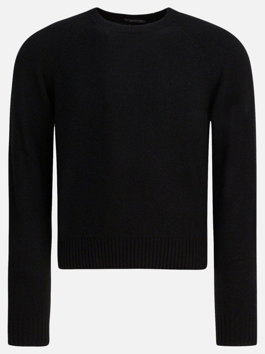 Crewneck sweaters Solid colour  Black - Tom Ford Men | PDP | VIETTI Online Store 
