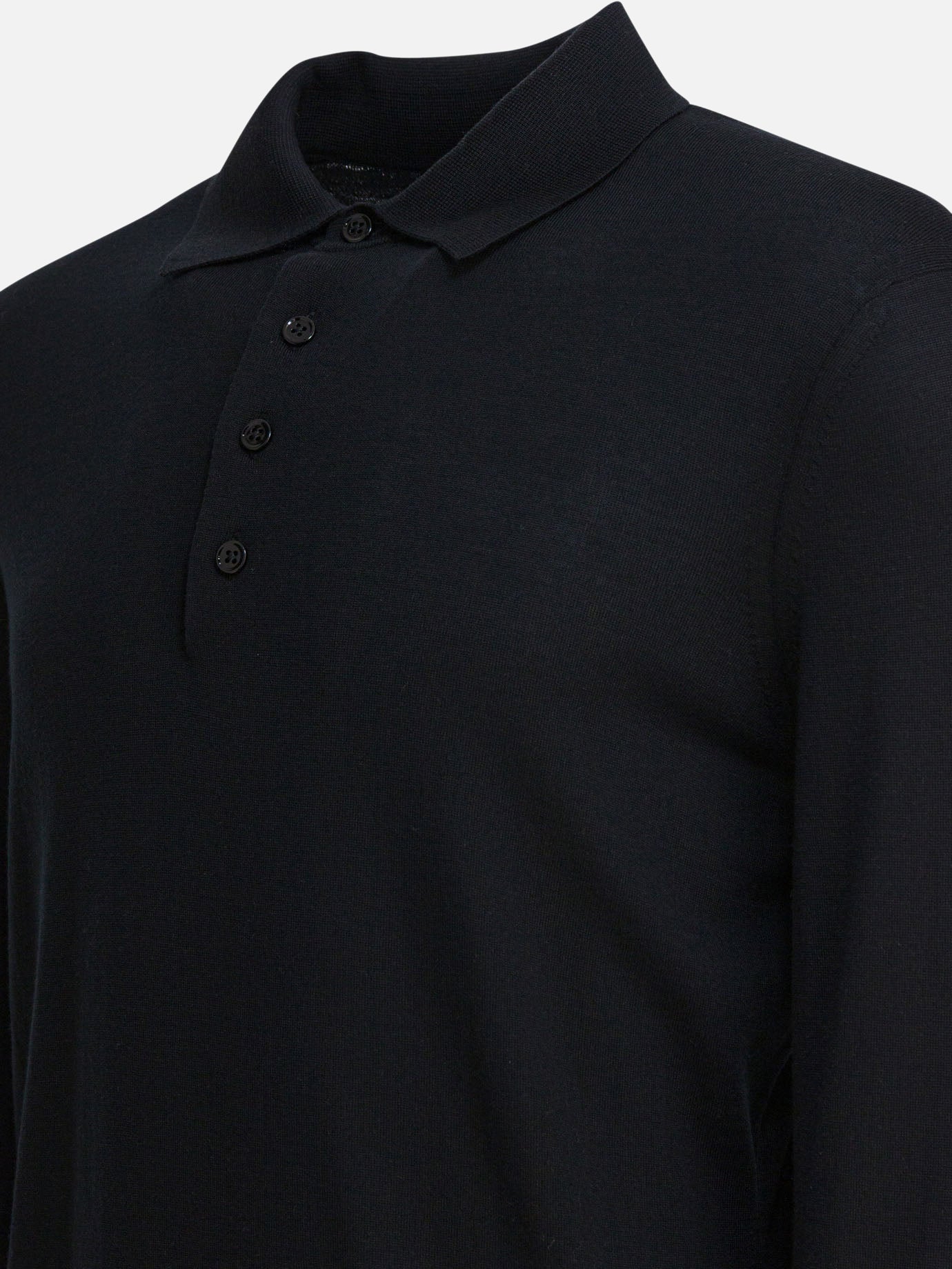 Tom Ford Polo a maniche lunghe 26129418_48 Black thumbnail_4