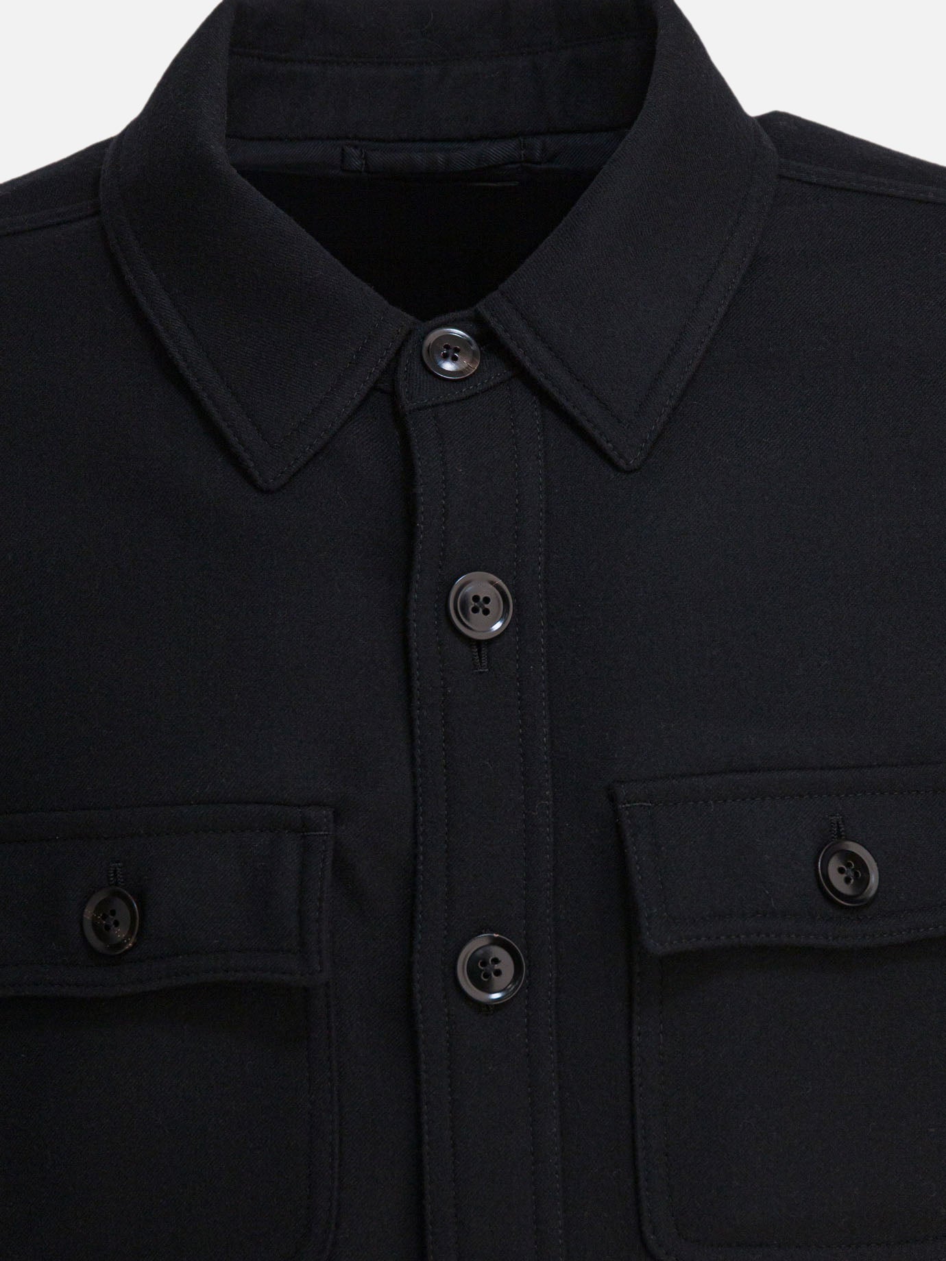 Giacche overshirt Solid colour  Nero - Tom Ford Uomo | PDP | VIETTI Online Store | thumbnail_3