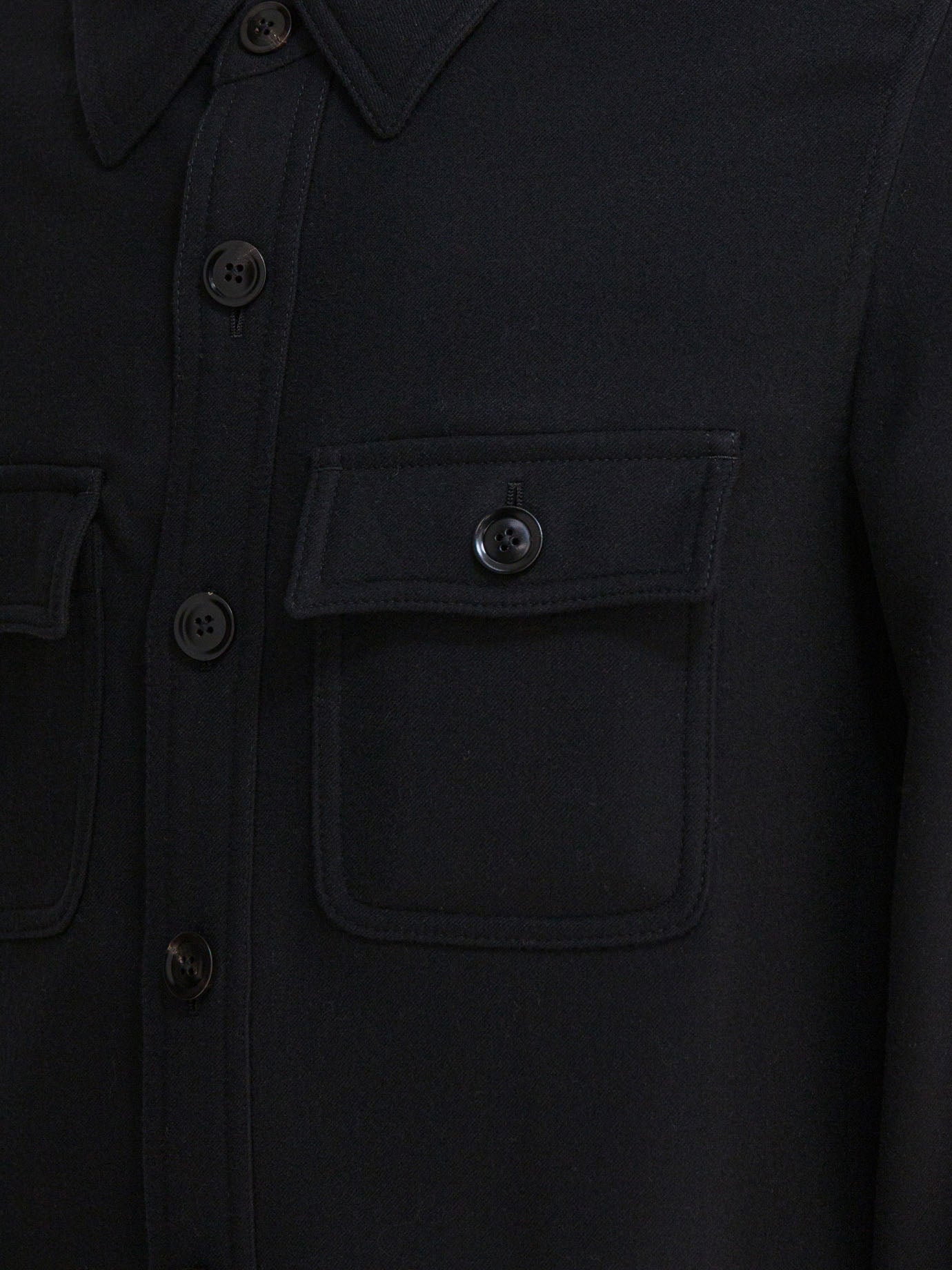 Giacche overshirt Solid colour  Nero - Tom Ford Uomo | PDP | VIETTI Online Store | thumbnail_4
