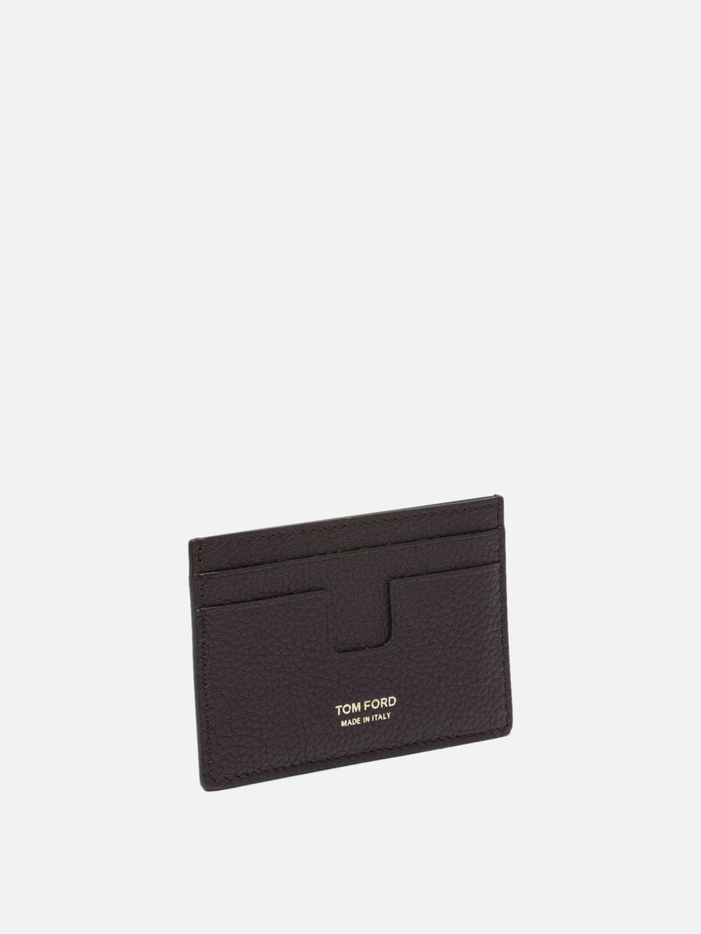 Tom Ford "T Line" Card Holder Bordeaux