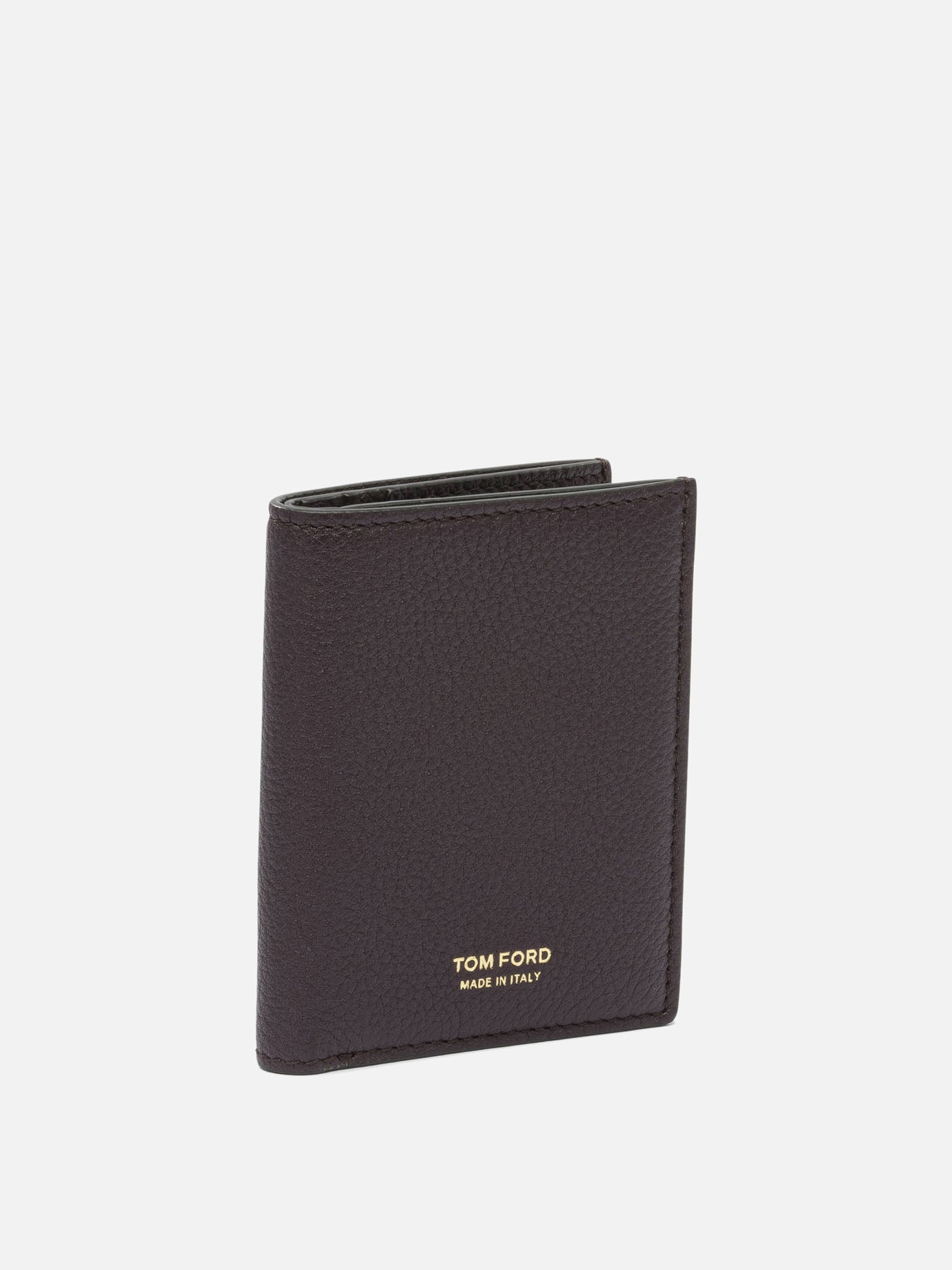 Tom Ford "T Line" Folding card holder Bordeaux