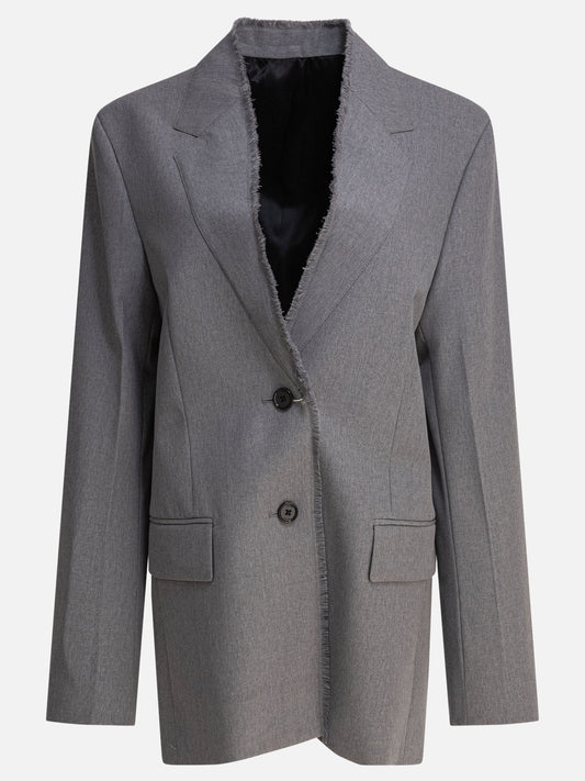 Blazers Solid colour  Grey - Toteme Women | PDP | VIETTI Online Store 
