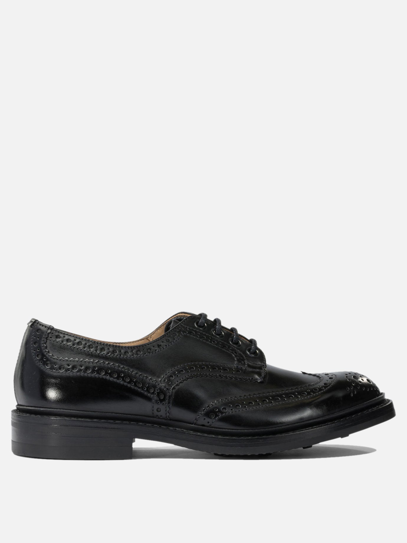 Derby 100% leather - 100% rubber  Black - Tricker's Men | PDP | VIETTI Online Store | Zoom-Modal
