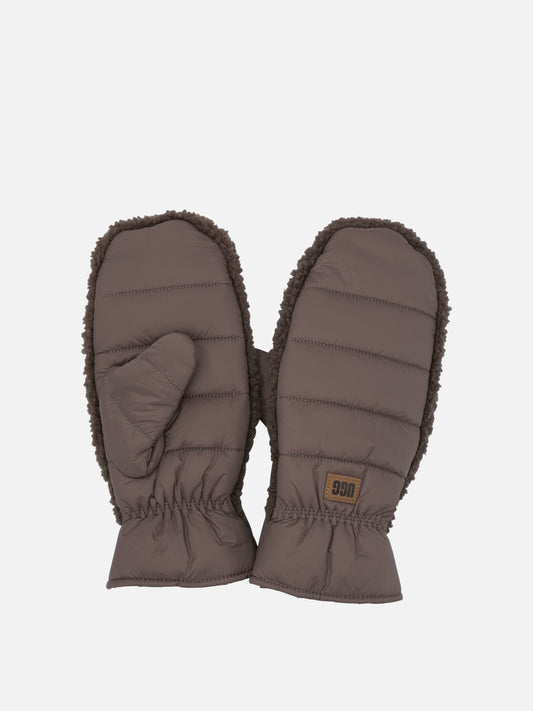 Guanti casual 100% recycled nylon - Lining: 100% polyester  Marrone - Ugg Donna | VIETTI Online Store 
