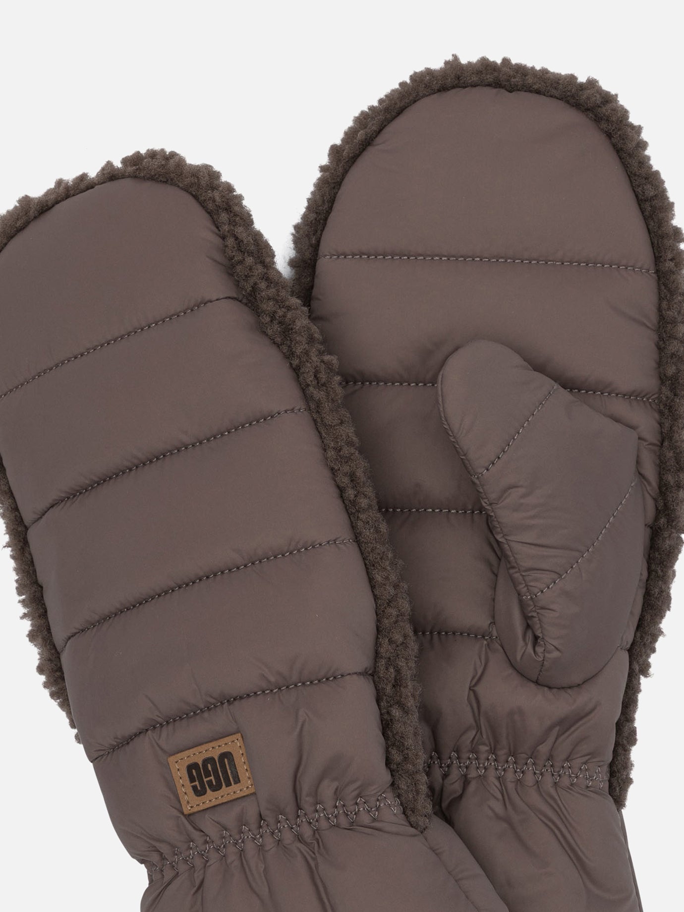 Guanti casual 100% recycled nylon - Lining: 100% polyester  Marrone - Ugg Donna | PDP | VIETTI Online Store | thumbnail_2