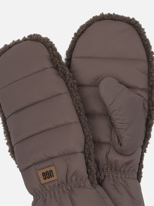 Guanti casual 100% recycled nylon - Lining: 100% polyester  Marrone - Ugg Donna | VIETTI Online Store | 2
