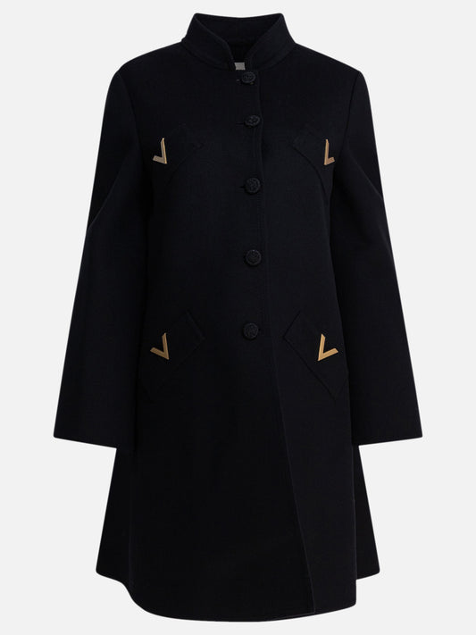 Cappotti lunghi Logo  Nero - Valentino Donna | PLP | VIETTI Online Store 

