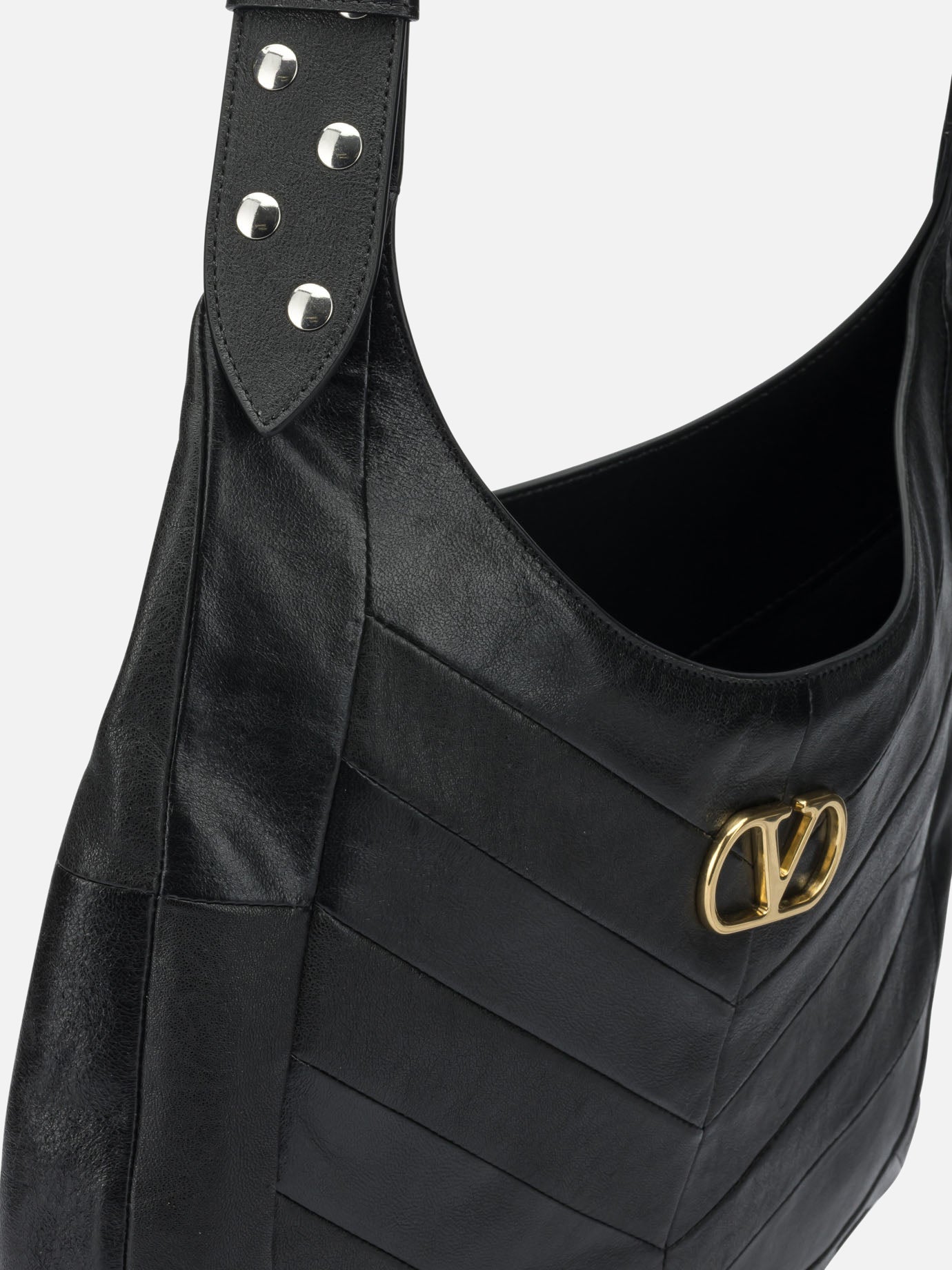 Borse medie 100% lamb leather  Nero - Valentino Garavani Donna | PDP | VIETTI Online Store | thumbnail_4