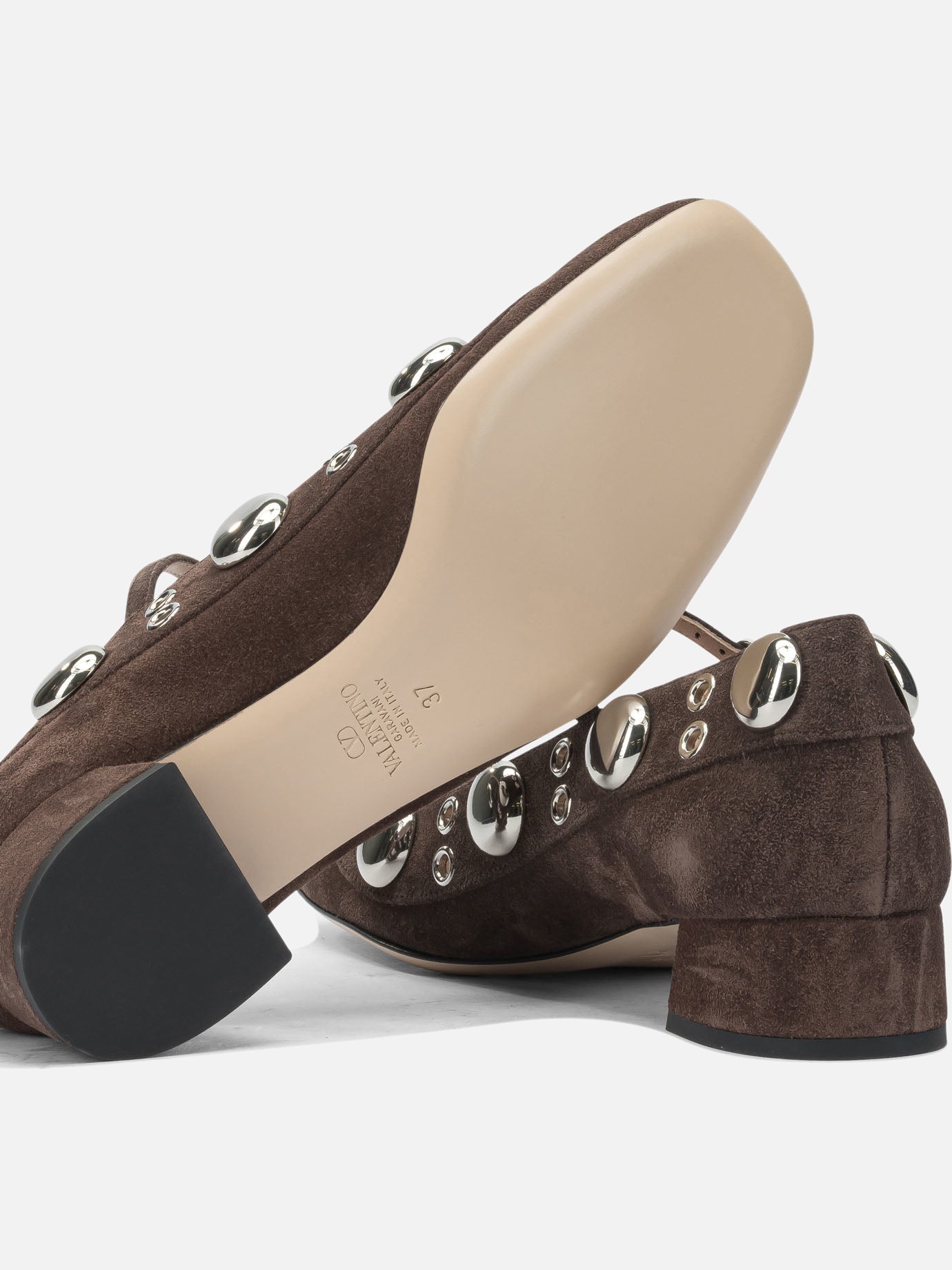 Mary Jane 100% calf leather  Brown - Valentino Garavani Women | PDP | VIETTI Online Store | thumbnail_5