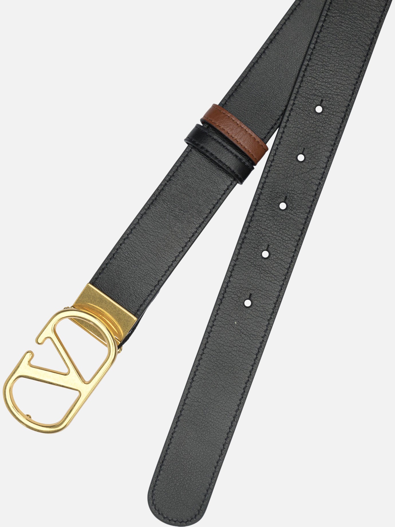 Cinture in pelle 100% leather  Nero - Valentino Garavani Donna | PDP | VIETTI Online Store | thumbnail_2
