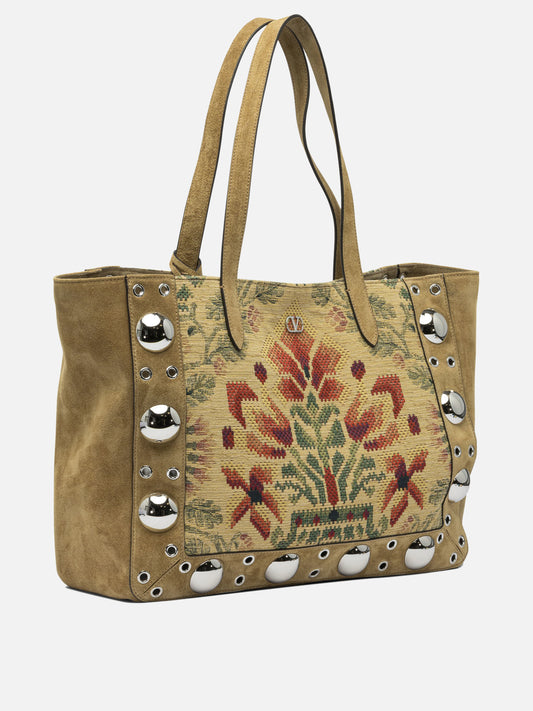 Borse grandi Embroidered  Beige - Valentino Garavani Donna | PDP | VIETTI Online Store | 2

