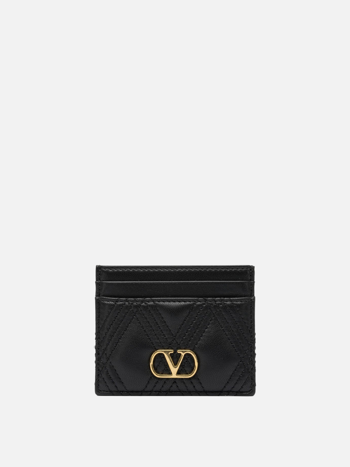 Portacarte Logo  Nero - Valentino Garavani Donna | PDP | VIETTI Online Store | thumbnail