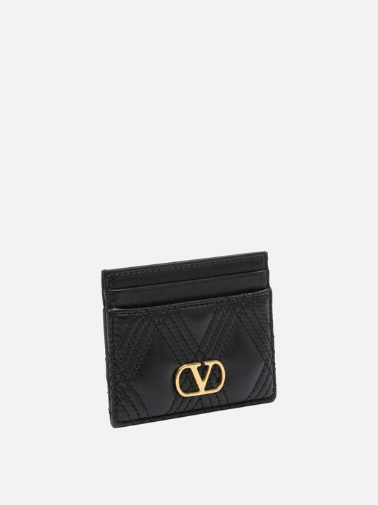 Portacarte Logo  Nero - Valentino Garavani Donna | PDP | VIETTI Online Store | 2

