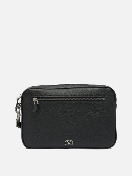 Beauty case Logo  Nero - Valentino Garavani Uomo | PLP | VIETTI Online Store 
