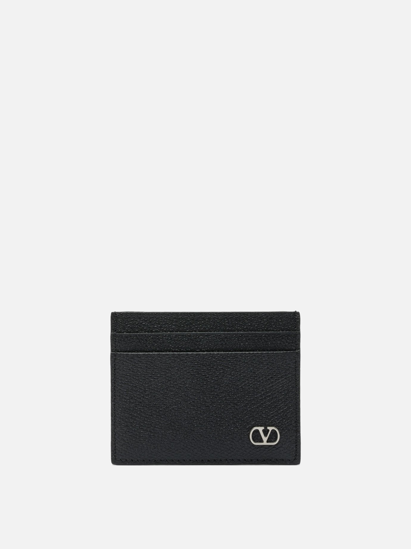 Portacarte Solid colour  Nero - Valentino Garavani Uomo | PDP | VIETTI Online Store | thumbnail