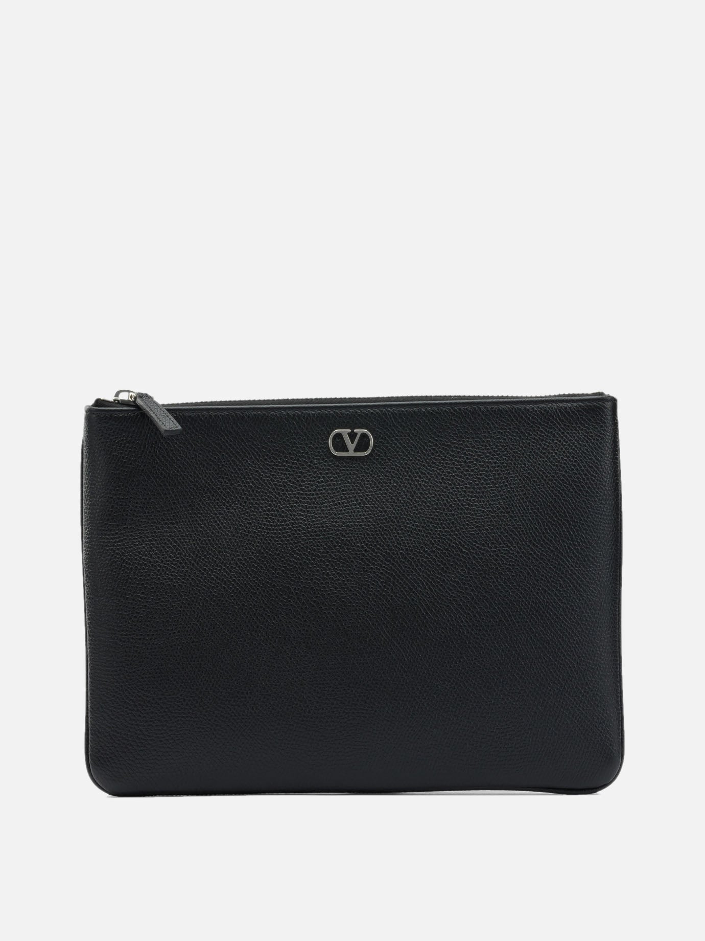 Pochette 100% leather  Nero - Valentino Garavani Uomo | PDP | VIETTI Online Store | thumbnail