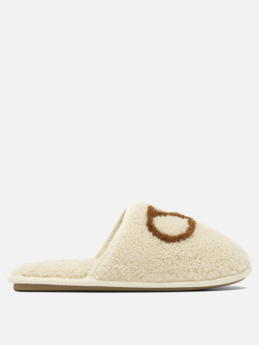 Slides 100% polyester - 100% rubber  Beige - Valentino Garavani Uomo | PDP | VIETTI Online Store 
