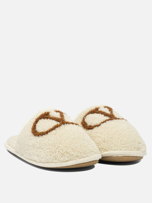 Slides 100% polyester - 100% rubber  Beige - Valentino Garavani Uomo | PDP | VIETTI Online Store | 2
