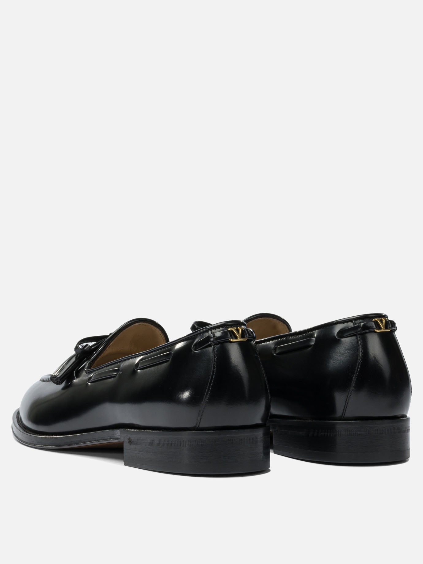 Mocassini 100% leather - 100% leather  Nero - Valentino Garavani Uomo | PDP | VIETTI Online Store | thumbnail_4