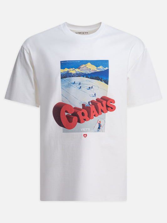 VIETTI Merchandise T-shirt girocollo "Crans" 26340816_S White 1