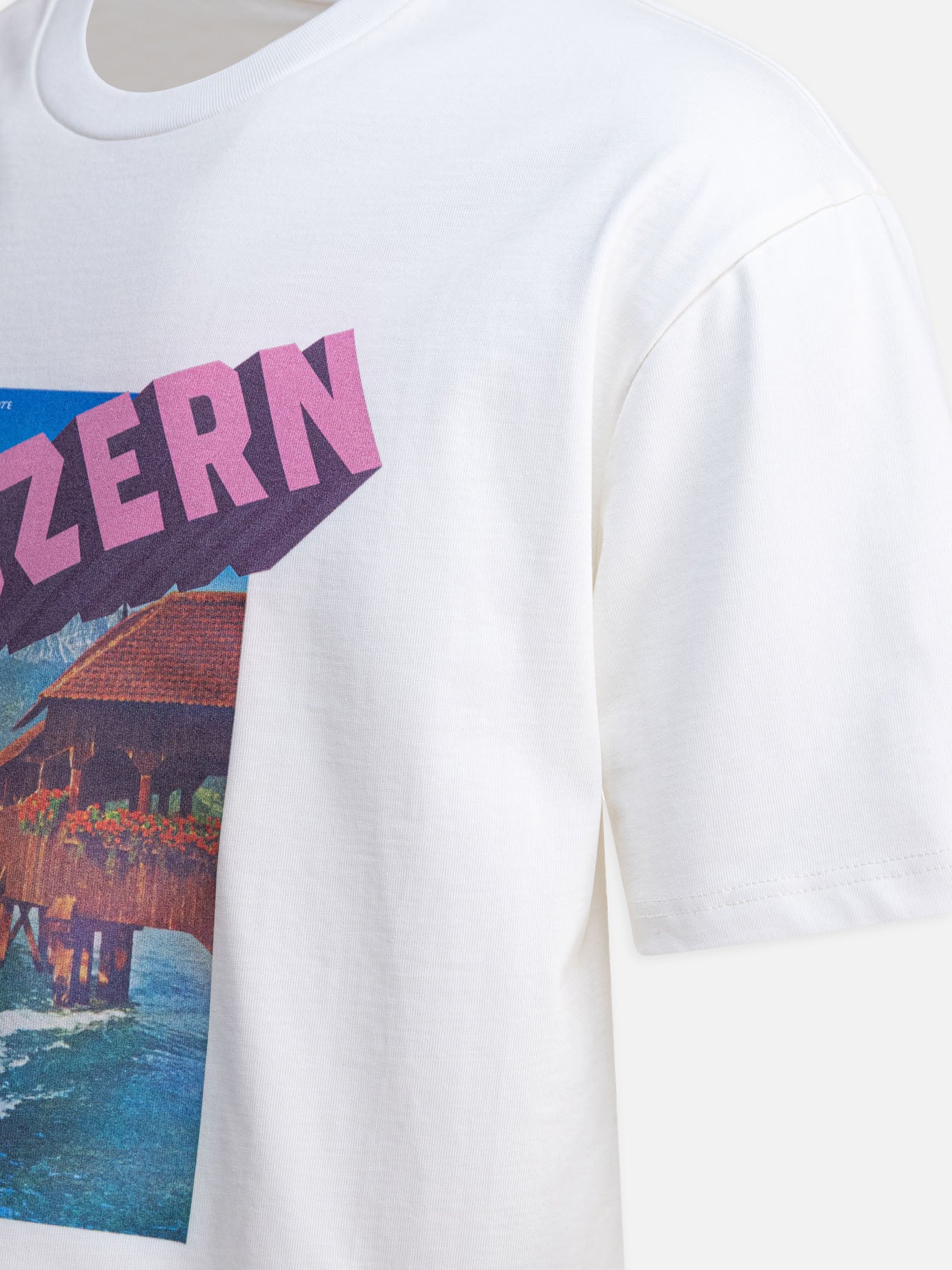 VIETTI Merchandise Crew-neck T-shirt "Luzern" White