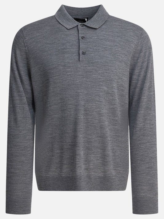 Polo shirts with buttons Solid colour  Grey - Vince Men | PLP | VIETTI Online Store 
