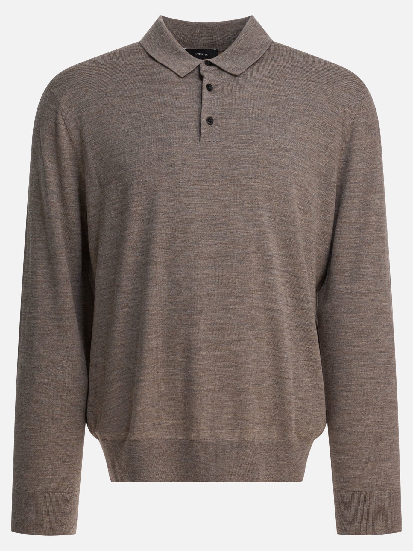 Polo con bottoni Solid colour  Grigio - Vince Uomo | PDP | VIETTI Online Store | Zoom-Modal
