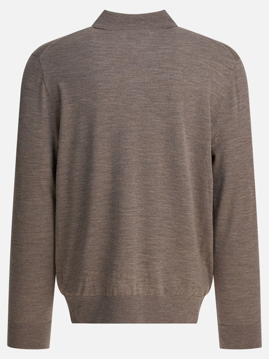 Polo con bottoni Solid colour  Grigio - Vince Uomo | PLP | VIETTI Online Store | 2
