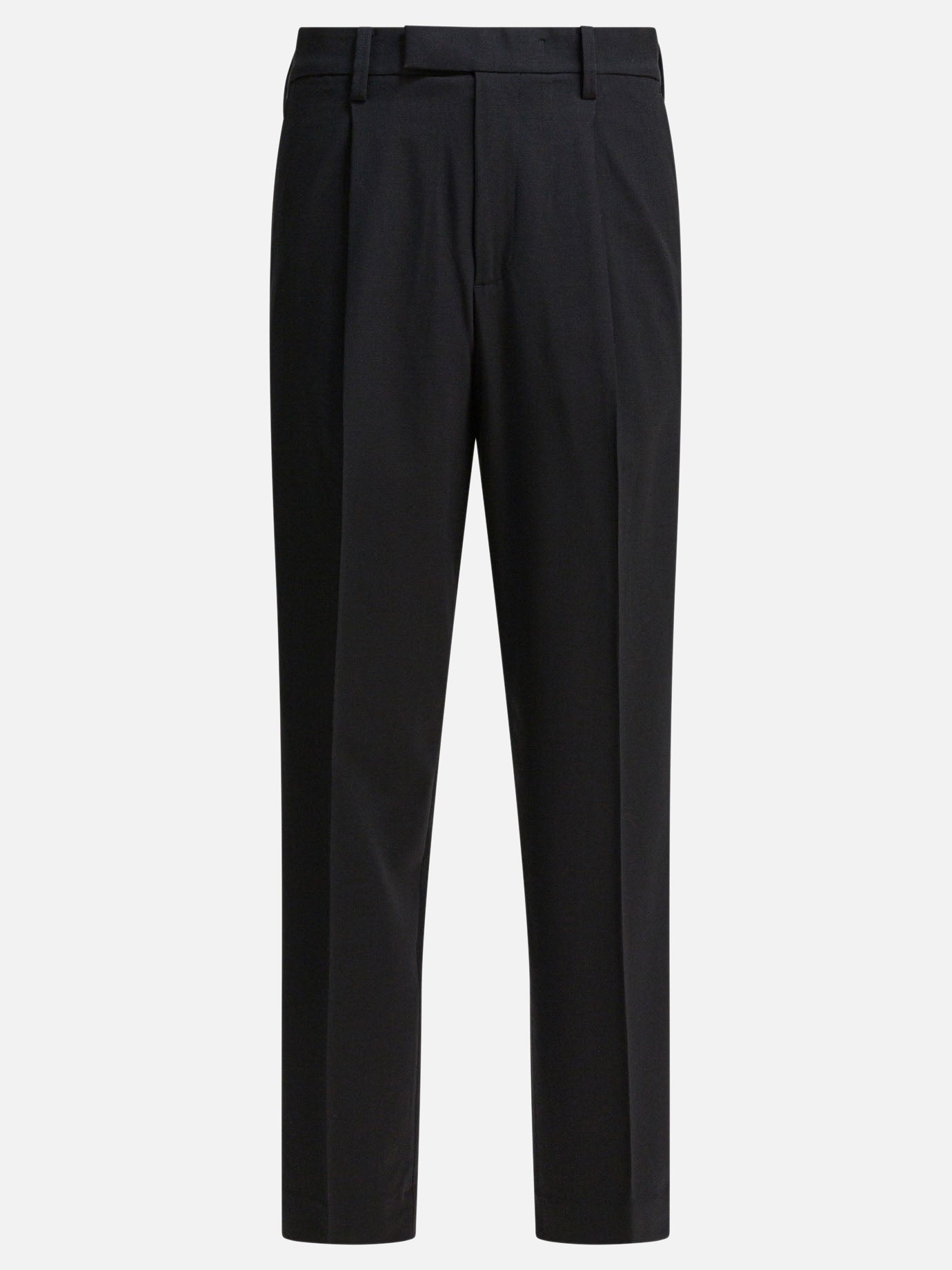 Vince Pleated &quot;Louie Relaxed&quot; trousers 15280161_31 Black thumbnail_1