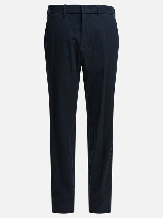 Pantaloni casual Solid colour  Blu - Vince Uomo | PDP | VIETTI Online Store 
