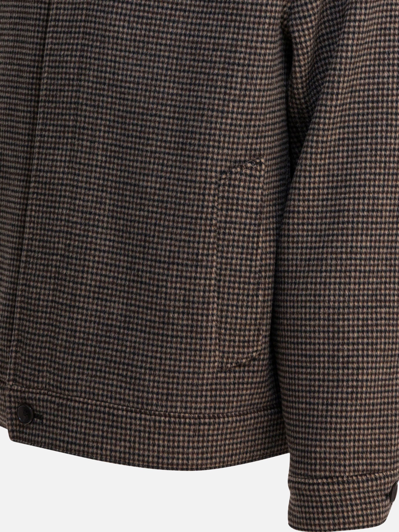 Giacche overshirt Houndstooth  Marrone - Vince Uomo | PDP | VIETTI Online Store | Zoom-Modal_4
