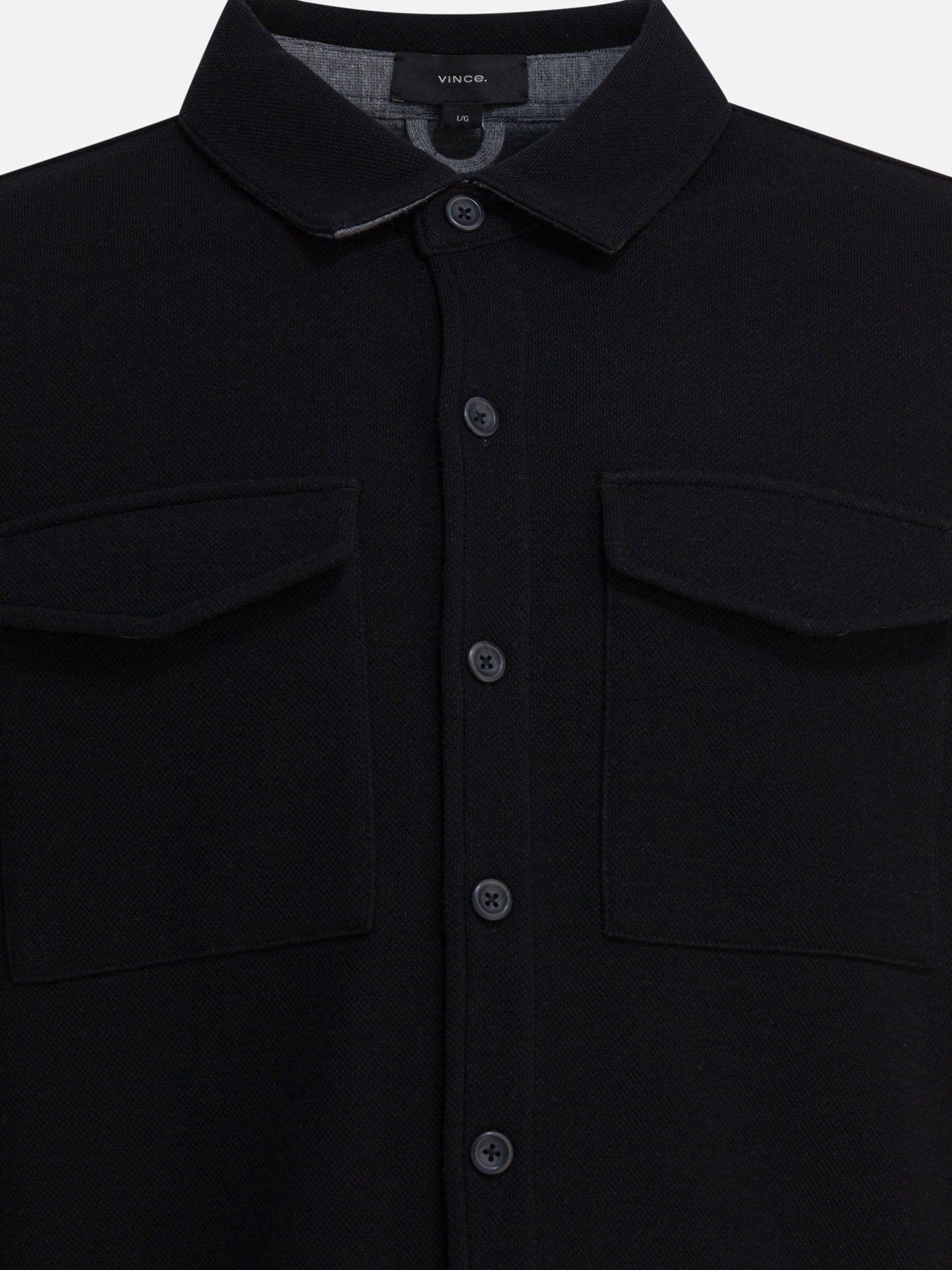 Overshirt jackets Solid colour  Blue - Vince Men | PDP | VIETTI Online Store | thumbnail_3