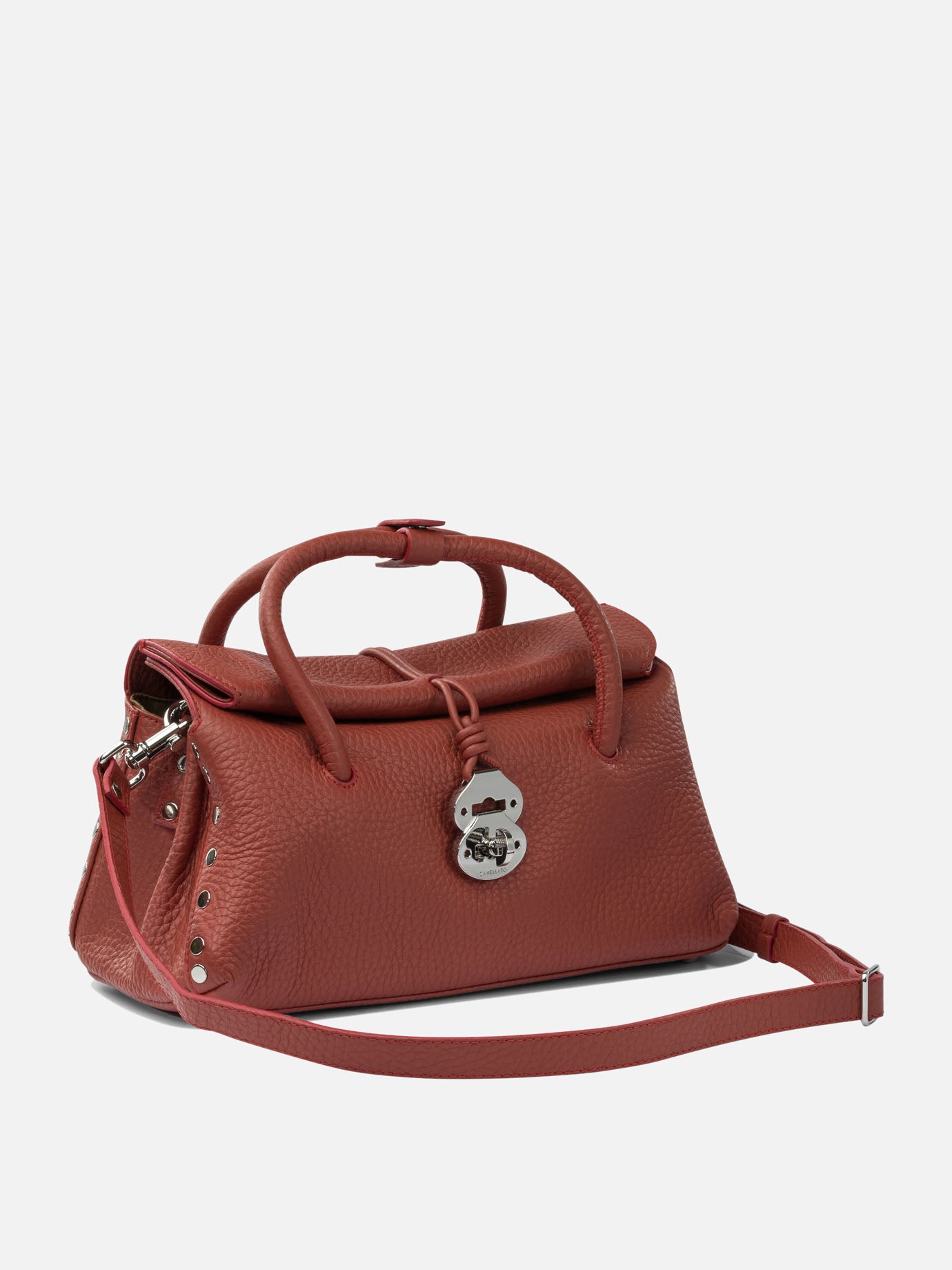 Medium bags 100% cow leather - 100% cotton  Red - Zanellato Women | PDP | VIETTI Online Store | Zoom-Modal_2
