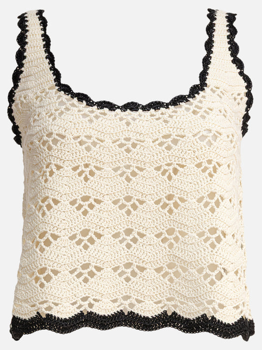 Canotte Textured knit  Beige - Zimmermann Donna | PLP | VIETTI Online Store 
